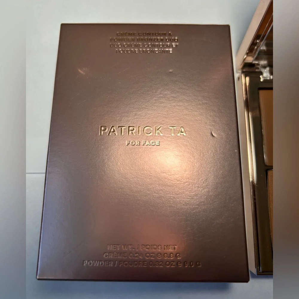 NWT🌷Patrick Ta Major Sculpt Cream Contour & Powder Bronzer in “She’s Bronzed”